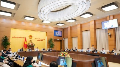 Phiên thảo luận của Ủy ban Thường vụ Quốc hội.