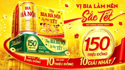 Chương trình khuyến mại “Thấy Bia Hà Nội là thấy Tết” của Bia Hà Nội Tết 2026