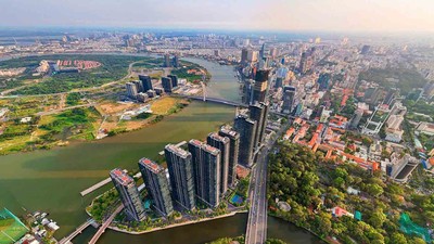 TP.HCM đang thể hiện quyết tâm thúc đẩy đô thị hóa theo hướng đô thị thông minh, bền vững, có năng lực chống chịu với biến đổi khí hậu, bảo đảm hiệu quả kinh tế - sinh thái. Ảnh: Lê Toàn.