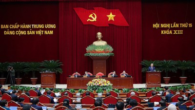 Hội nghị Ban Chấp hành Trung ương Đảng lần thứ 15, khoá XIII đã khai mạc sáng 22/12 - Ảnh: NB. 