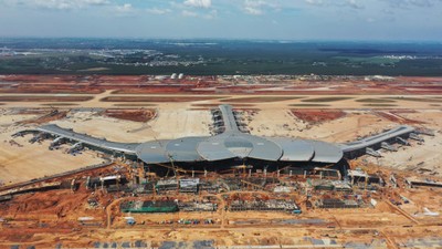 Tuyến đường sắt Thủ Thiêm - Long Thành được xác định là phương án kết nối giao thông chiến lược giữa TP.HCM và tỉnh Đồng Nai, góp phần tăng cường tính liên kết vùng và rút ngắn đáng kể thời gian di chuyển của hành khách giữa hai địa phương. Ảnh: Lê Toàn