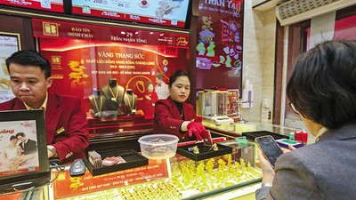 Triển vọng của vàng trong dài hạn vẫn được đánh giá là tích cực. Ảnh: Đức Thanh 