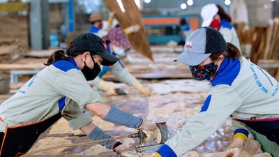 Hoạt động sản xuất tại một doanh nghiệp ở Quảng Trị. Ảnh nguồn - BQL KKT tỉnh Quảng Trị