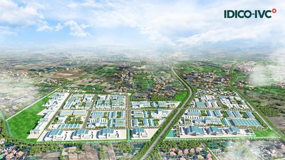 Phối cảnh dự án Khu công nghiệp sinh thái IDICO Vinh Quang