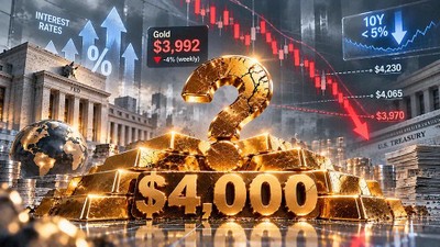 Giá vàng hôm nay ngày 25/10: Vàng thủng mốc 4.000 USD/ounce, đợt bán tháo đã quá mức?