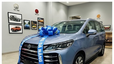 MG G50 tạo ra lợi thế cạnh tranh đáng kể so với nhiều mẫu MPV trên thị trường. Ảnh MG G50 tại đại lý MG Đà Nẵng.