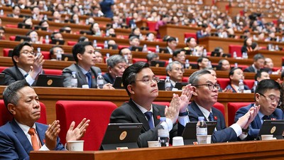 Một phiên làm việc toàn thể của Đại hội - Ảnh: TTXVN.