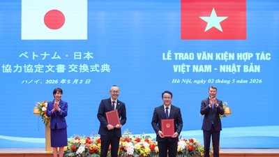Việt Nam, Nhật Bản trao nhiều văn kiện hợp tác quan trọng