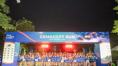 Hơn 1.500 vận động viên tham gia Gemadept Run 2026 tại Hải Phòng 
