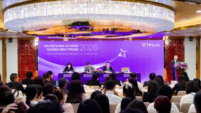 ĐHĐCĐ TPBank (TPB) 2026: Đặt mục tiêu "lãi vạn tỷ”, cổ tức dự kiến 20%