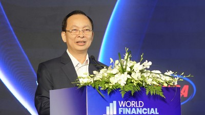 TS. Đào Minh Tú, Phó Chủ tịch kiêm Tổng thư ký Hiệp hội Ngân hàng phát biểu khai mạc Sự kiện.