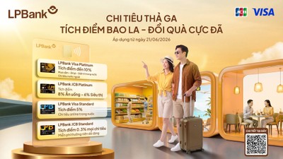 LPBank nâng cấp đồng thời bốn dòng thẻ tín dụng quốc tế gồm LPBank Visa Platinum, LPBank Visa Standard, LPBank JCB Platinum và LPBank JCB Standard