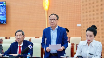 Ông Nguyễn Thanh Nghị, Tổng giám đốc Thiên Minh Rating (TMR) phát biểu tại Hội nghị