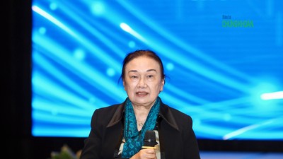 Bà Nguyễn Thị Cúc, Chủ tịch Hội Tư vấn Thuế Việt Nam (VTCA) đề nghị không truy thu thuế hộ kinh doanh để khuyến khích kê khai đúng doanh thu (Ảnh: M.Minh)