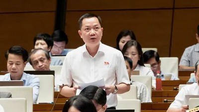 Đại biểu Trịnh Xuân An (đoàn Đồng Nai) thảo luận về dự thảo Luật Dầu khí chiều 8/8.