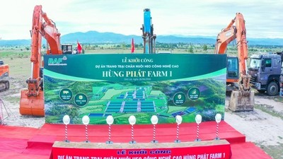 BAF vừa khởi công dự án chăn nuôi công nghệ cao Hùng Phát Farm Một tại Gia Lai hồi tháng 6/2026.