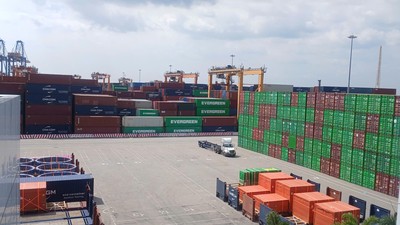 Cảng nước sâu Gemalink. Ảnh: Ngọc Lan 