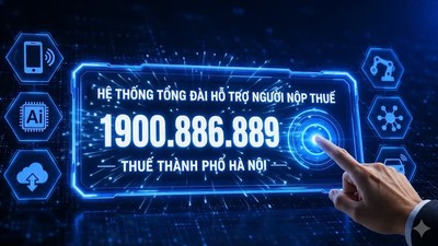 Hệ thống tổng đài hỗ trợ người nộp thuế của Thuế thành phố Hà Nội