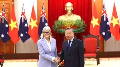 Lãnh đạo Đảng và Nhà nước tiếp và hội kiến Toàn quyền Australia