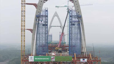 Cầu Phước An gần 5.000 tỷ đồng nối TP.HCM và Đồng Nai đang tăng tốc thi công