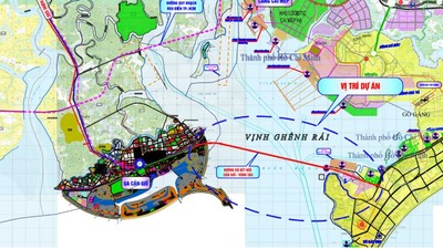 Dự án xây dựng tuyến đường và cầu kết nối Cần Giờ - Vũng Tàu. 