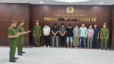 8 đối tượng bị khởi tố, bắt tạm giam 