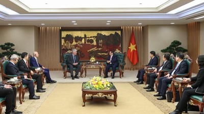 Thủ tướng Phạm Minh Chính cho biết, Chính phủ Việt Nam đánh giá cao sự quan tâm của ASML đối với Việt Nam, coi đây là minh chứng cho niềm tin của các tập đoàn công nghệ hàng đầu thế giới vào tiềm năng hợp tác và môi trường đầu tư tại Việt Nam.Ảnh: VGP