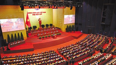 Đại hội lần thứ XIV của Đảng là Đại hội khởi đầu cho kỷ nguyên phát triển mới của dân tộc. Ảnh: TTXVN 