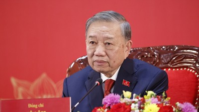 Tổng Bí thư Tô Lâm đã chủ trì họp báo - Ảnh: Như Ý . 