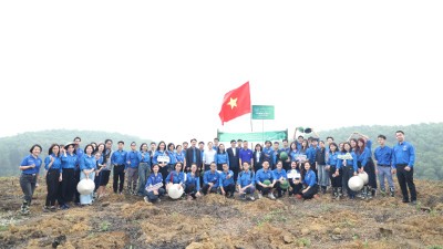 Mở đầu Tháng Thanh niên 2026, Đoàn Thanh niên Bộ Tài chính gieo sắc xanh nơi đồi trọc 