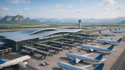 Phối cảnh Cảng hàng không quốc tế Ninh Bình 