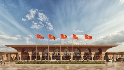 Phối cảnh dự án Cảng hàng không dân dụng Phan Thiết.