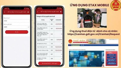 Người nộp thuế sử dụng ứng dụng eTax Mobile để được kịp thời cập nhật, thông tin về nghĩa vụ thuế của bản thân. Ảnh minh họa.