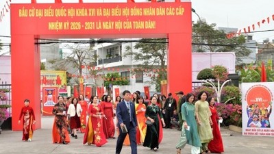 Bầu cử đại biểu Quốc hội khóa XVI và đại biểu HĐND các cấp: Hải Phòng rộn ràng ngày hội bầu cử