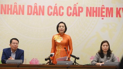 Phó chủ tịch Quốc hội Nguyễn Thị Thanh cập nhật tình hình bầu cử đại biểu Quốc hội Khóa XVI và đại biểu hội đồng nhân các cấp nhiệm kỳ 2026- 2031 tính đến 16h ngày 15/3.