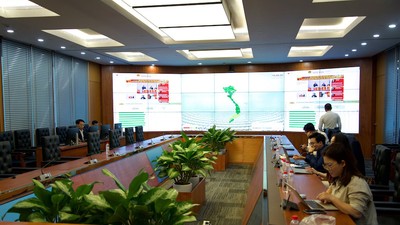 Số liệu bầu cử được cập nhật liên tục tại Văn phòng Hội đồng Bầu cử quốc gia