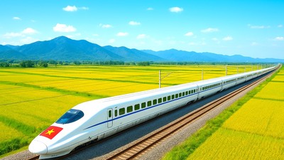 Dự kiến lựa chọn nhà thầu cho dự án đường sắt tốc độ cao Bắc-Nam trong quý II. Ảnh: VGP.