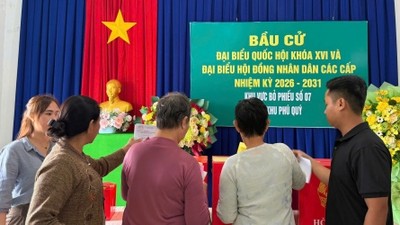 Cử tri cả nước đã bầu đủ 500 đại biểu Quốc hội khóa XVI.