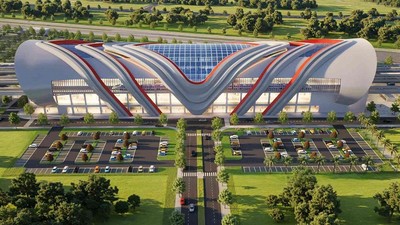 Phối cảnh một nha ga của tuyến metro Bến Thành - Cần Giờ.