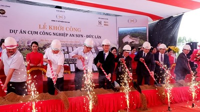 Dự án Cụm công nghiệp An Sơn - Đức Lân được khởi công vào đầu năm 2024 nhưng đến nay vẫn chưa hoàn thành. 