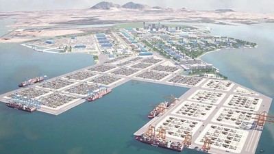 Phối cảnh cảng Cái Mép Hạ.