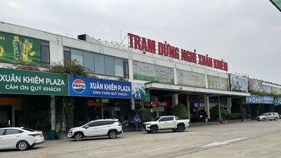 Trạm dừng nghỉ Xuân Khiêm trên cao tốc Cao Bồ - Mai Sơn.