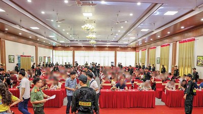 Một buổi hội thảo dụ đầu tư tiền số TCIS bị Công an tỉnh Phú Thọ phát hiện