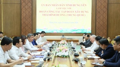 Doanh nghiệp Trung Quốc mong muốn đầu tư vào hạ tầng, đô thị Hưng Yên 