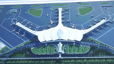 Phối cảnh Dự án đầu tư xây dựng Cảng hàng không quốc tế Long Thành giai đoạn 1.