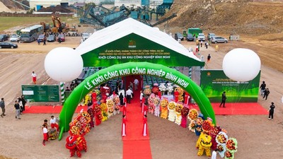 Dự án Khu công nghiệp Bình Nghi được khởi công trong cuối năm 2025. Ảnh: Nhơn Tân Group.
