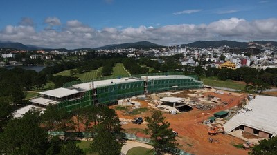 Dự án Khu nghỉ mát Đà Lạt - Sân golf Đồi Cù. Ảnh: T.X