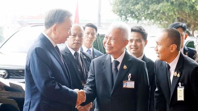 Tổng Bí thư, Chủ tịch nước Tô Lâm hội kiến Chủ tịch Quốc hội Thái Lan 