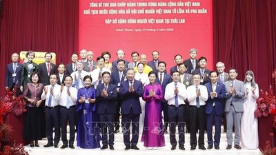 Tổng Bí thư, Chủ tịch nước Tô Lâm gặp gỡ cộng đồng người Việt tại Thái Lan 