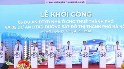 Hà Nội khởi công đồng thời 5 tuyến đường sắt đô thị và 3 dự án nhà ở cho thuê 